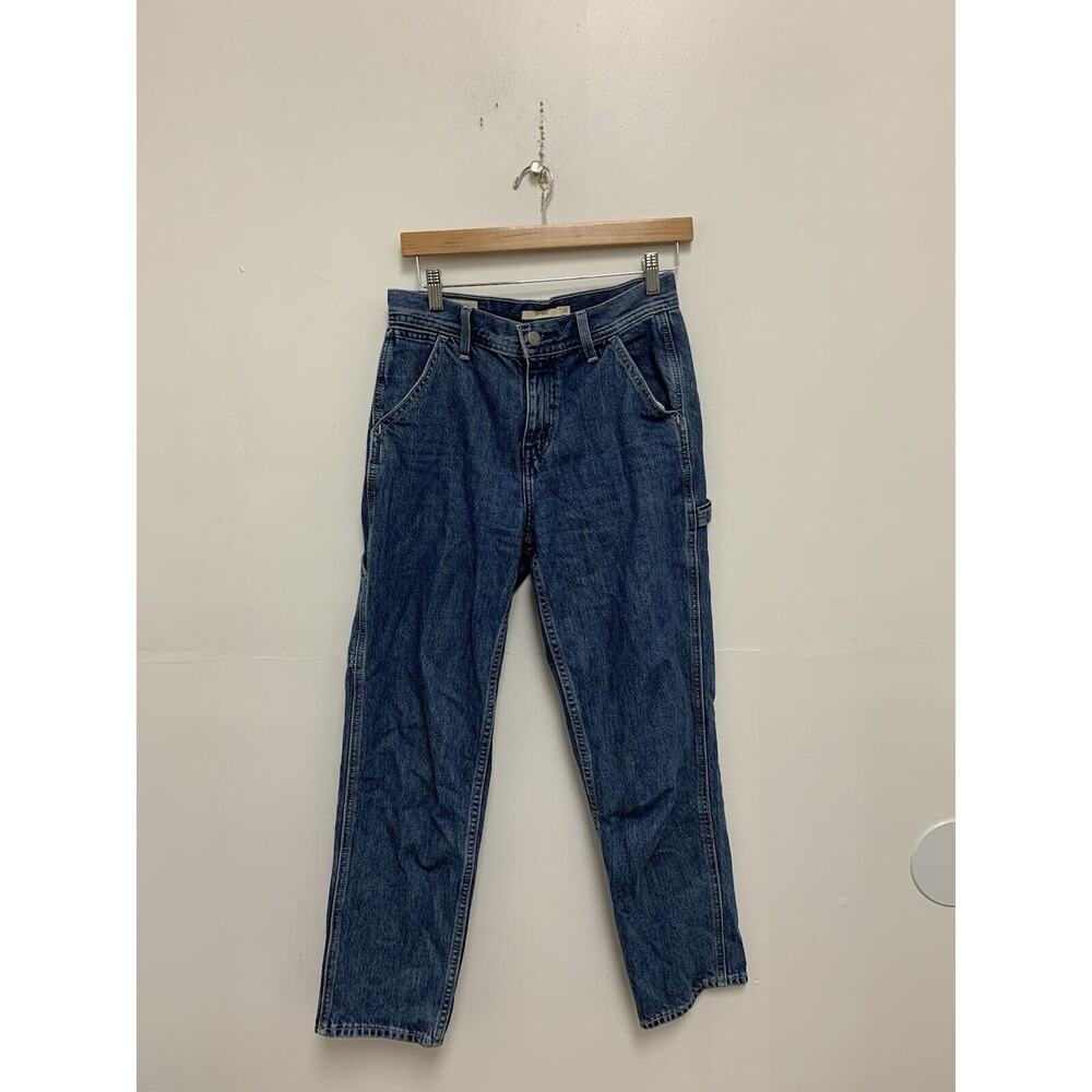 Levis Premium Boy Jean Womens High Rise Jeans Blue Denim Size 25